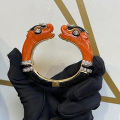 David Webb Coral Chimera Bracelet