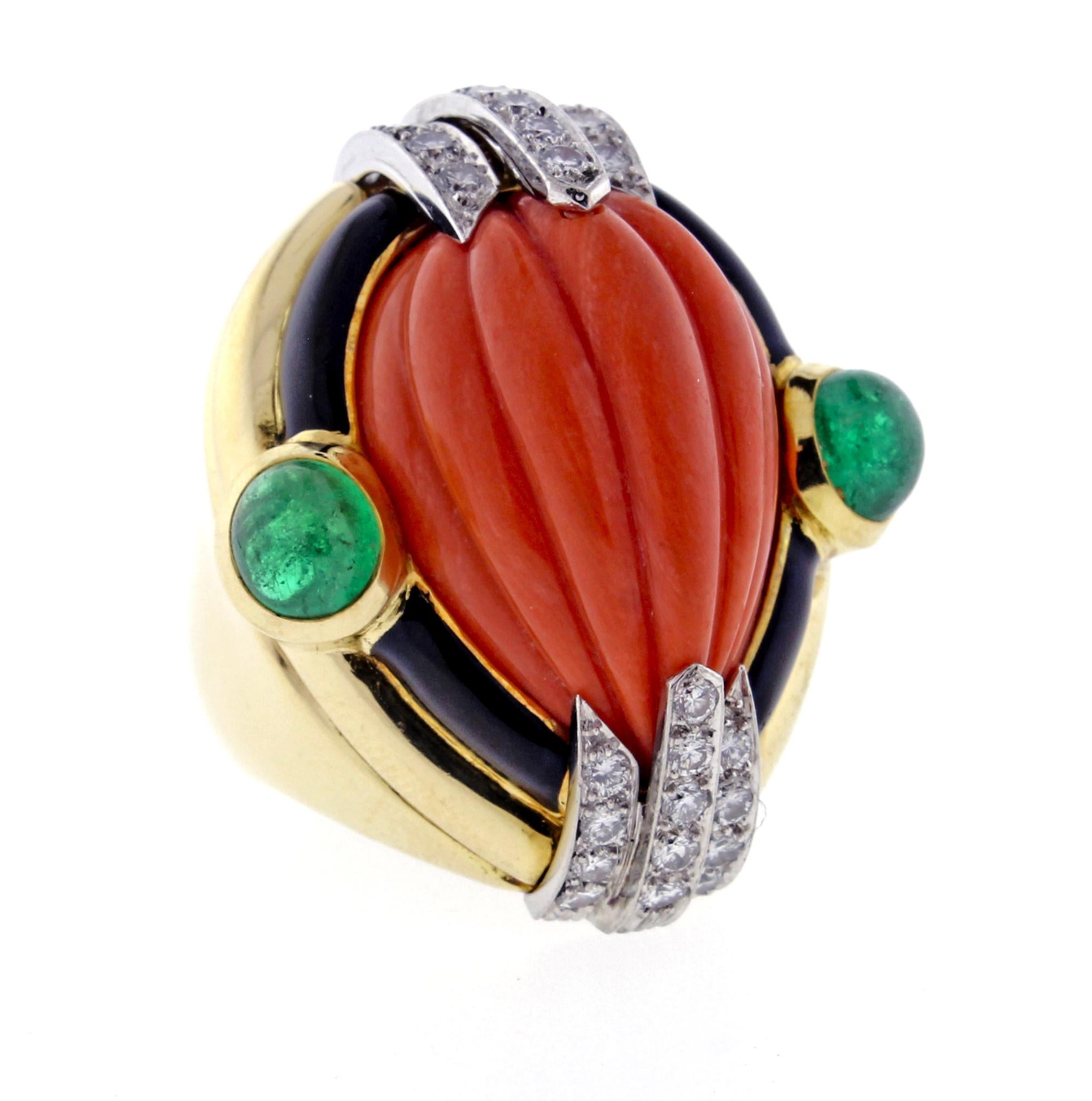 david webb fiddlehead ring