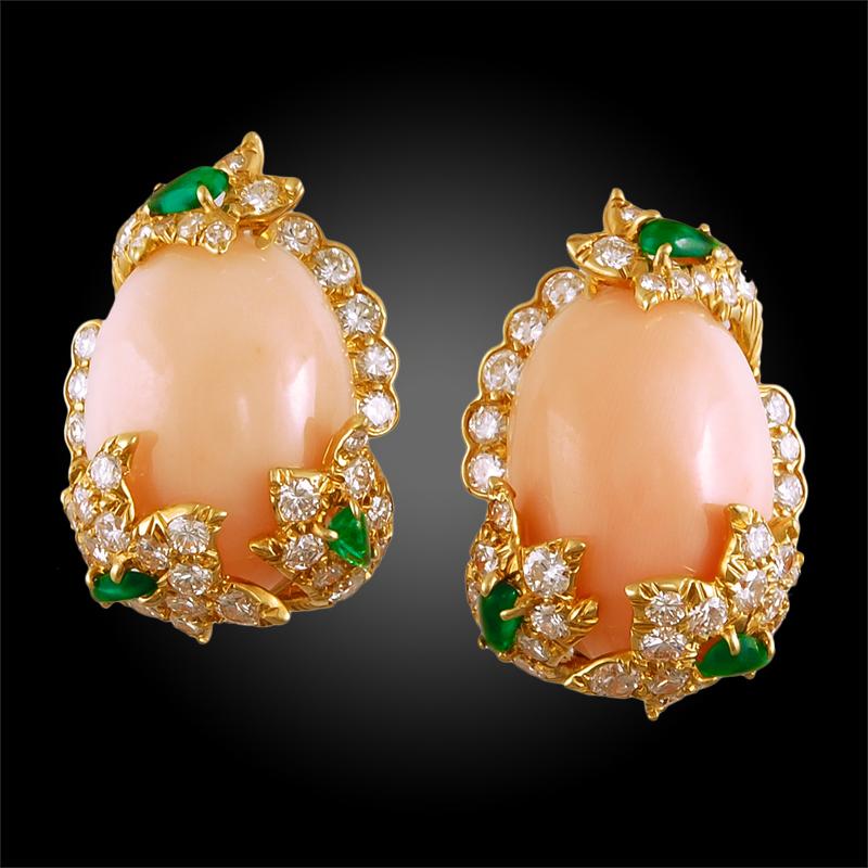 David Webb Coral Suite In Good Condition In New York, NY