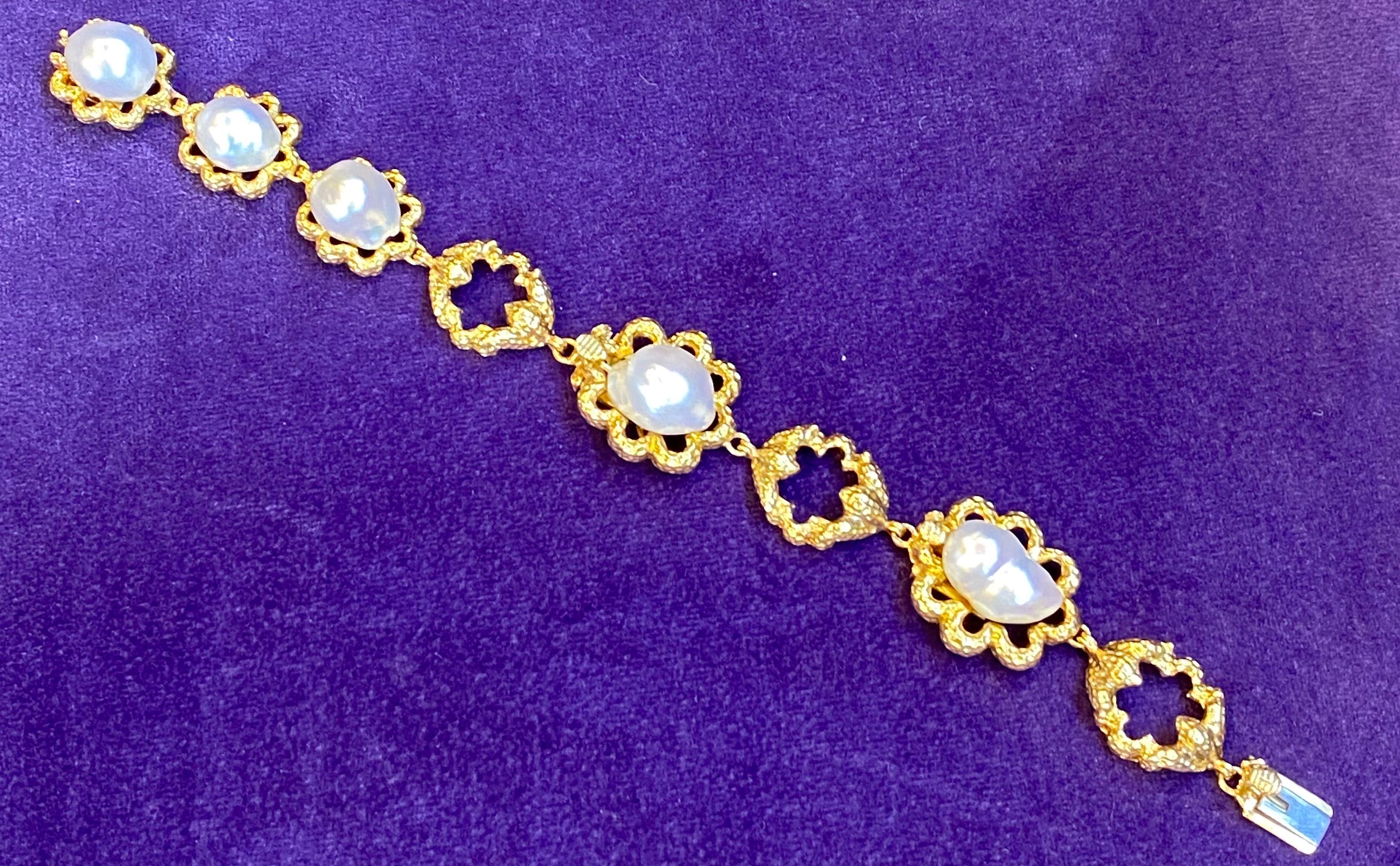 David Webb Cultured Pearl & Diamond Sautoir Necklace 11