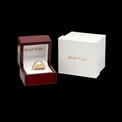 David Webb Diamond & 18K Gold Ring