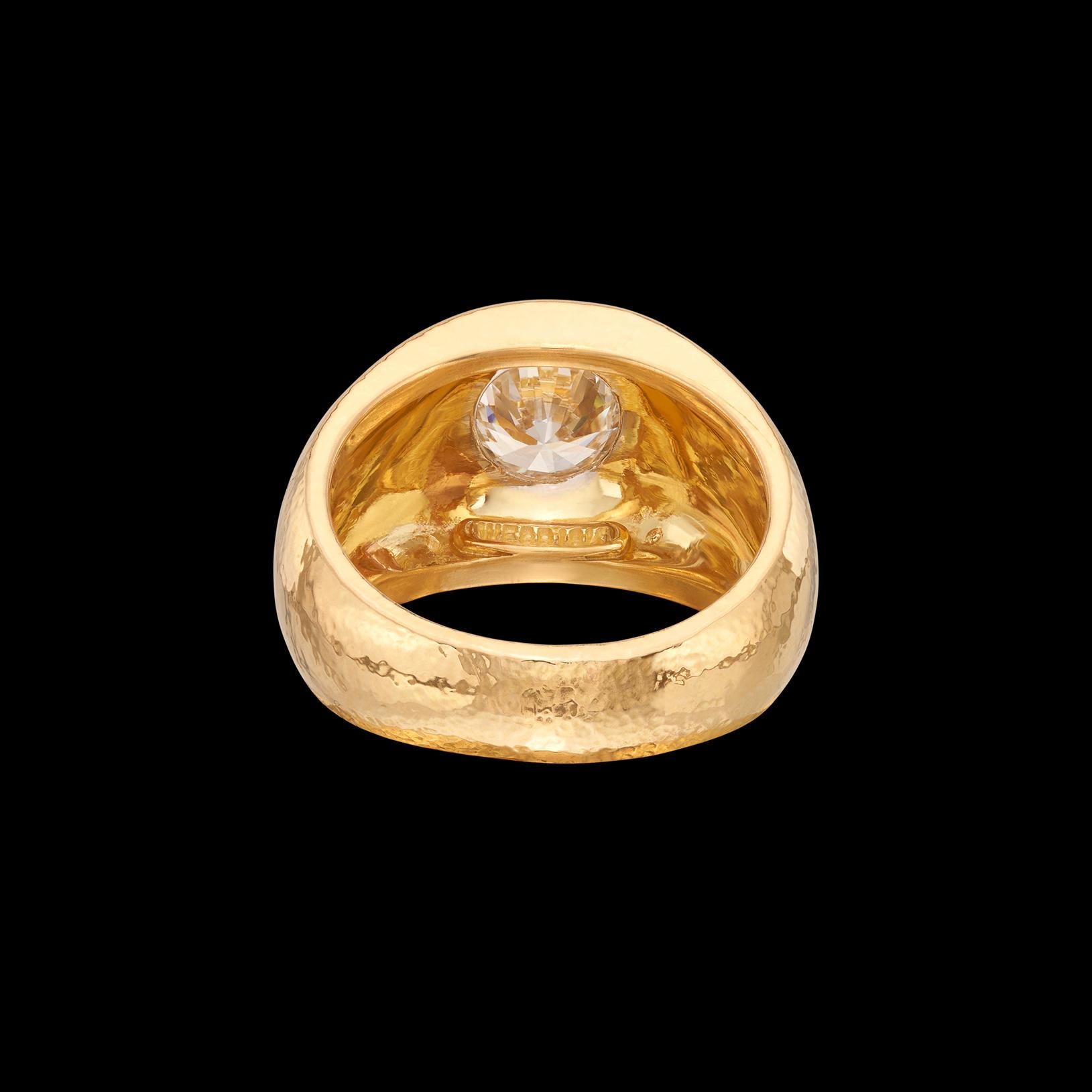 Anillo David Webb de diamantes y oro de 18 quilates en Excelente estado para la venta en San Francisco, CA