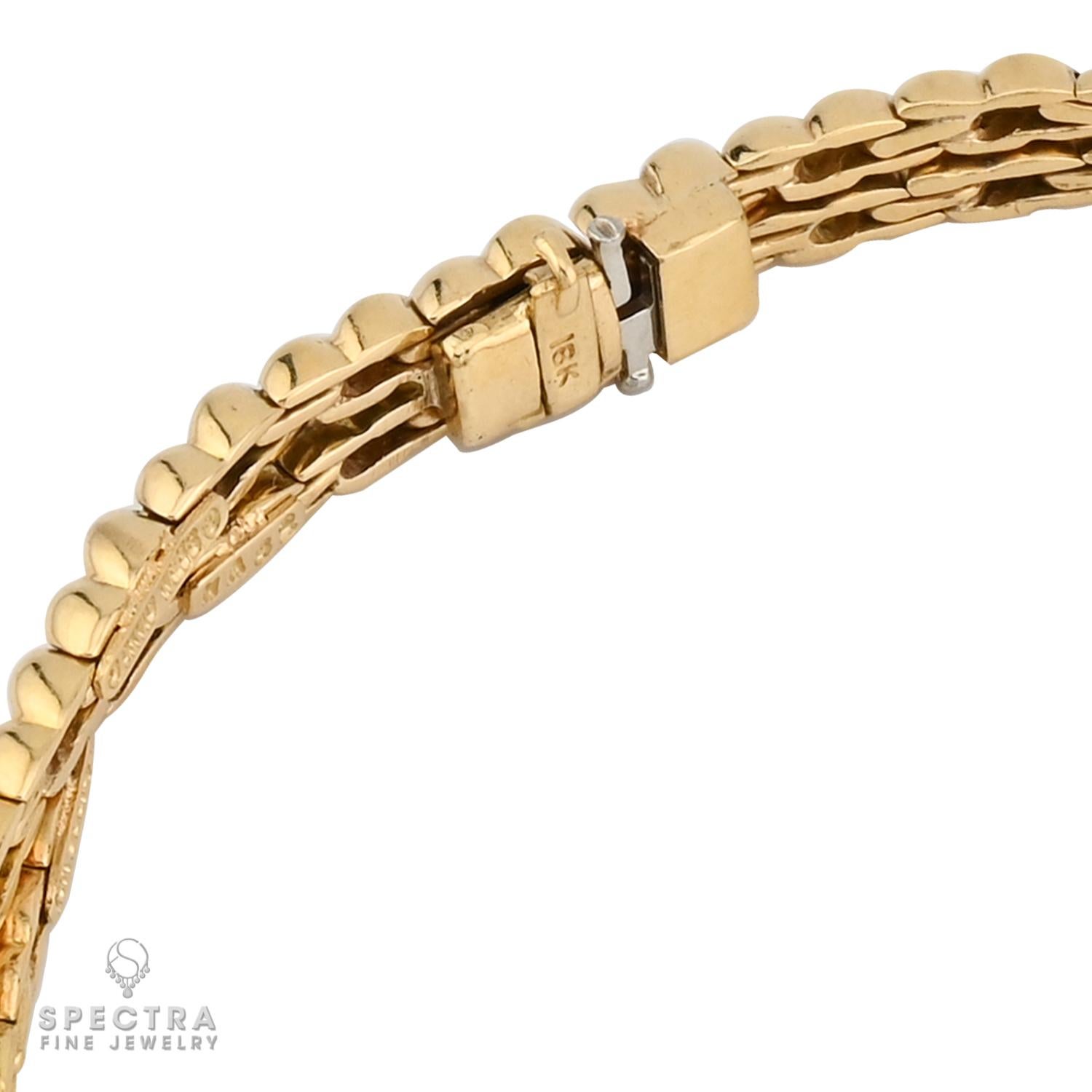 Contemporain David Webb Collier en or jaune 18 carats et platine en vente