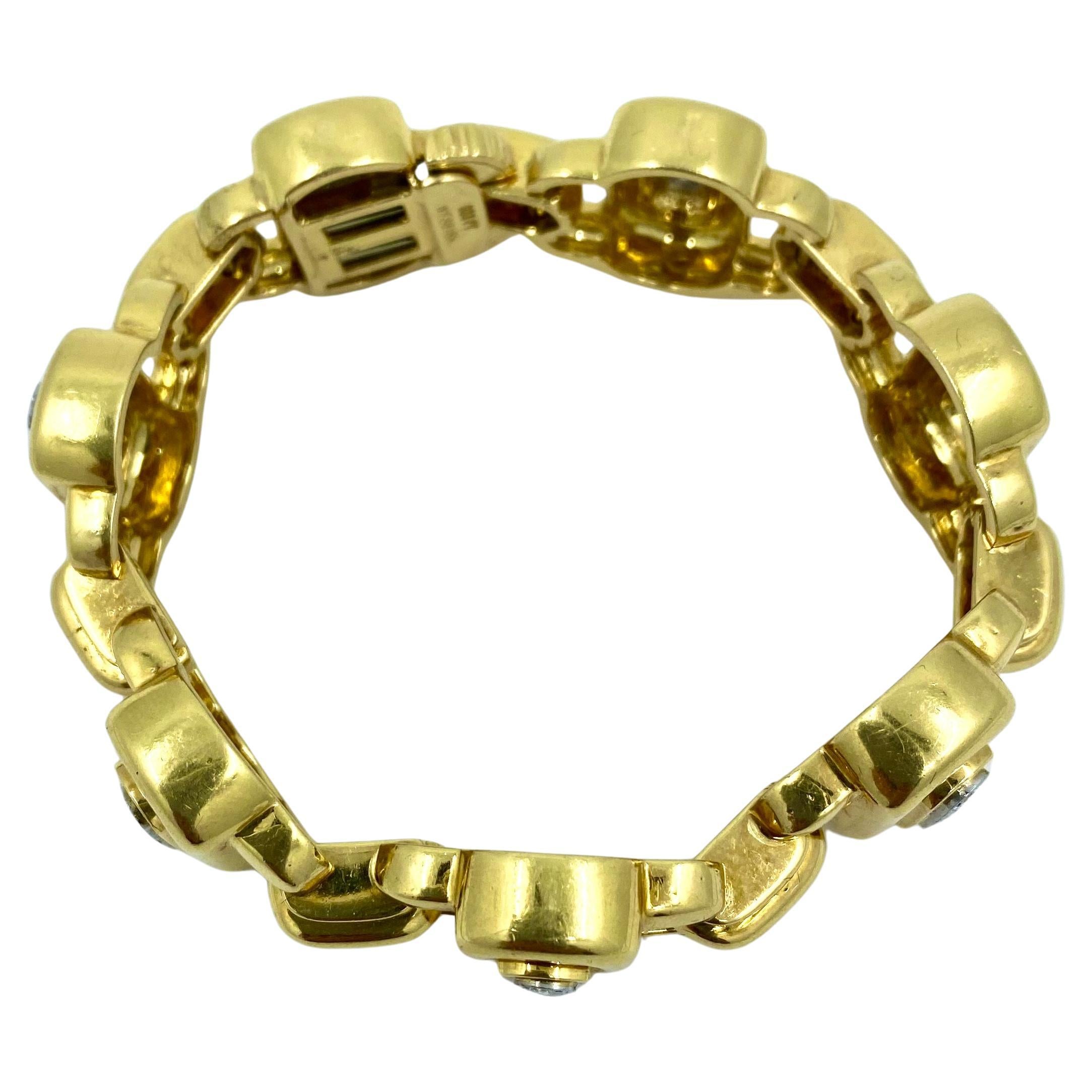 David Webb Diamant-Armband 18k Gold im Angebot 3