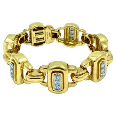 David Webb Diamond Bracelet 18k Gold