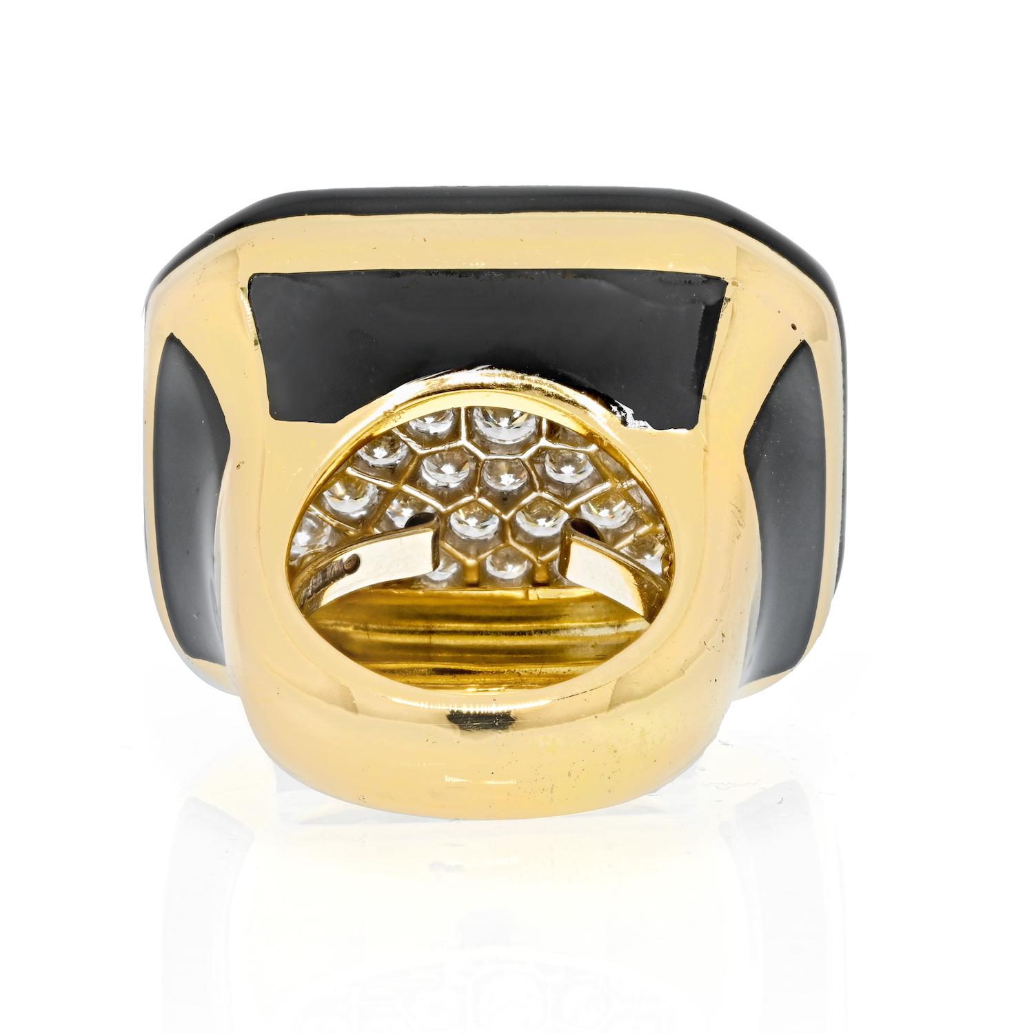 David Webb Diamant-Cluster-Ring mit großem, beeindruckendem Statement-Ring im Angebot 4