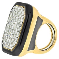 David Webb Diamant-Cluster-Ring mit großem, beeindruckendem Statement-Ring