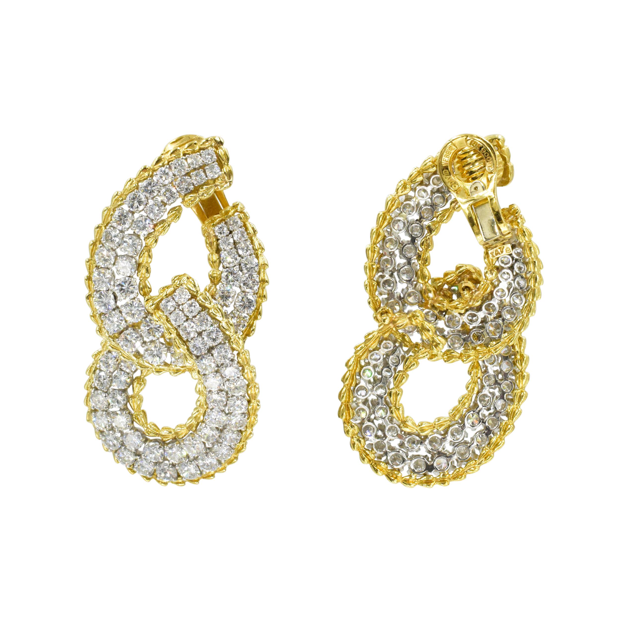 David Webb Diamond Earrings 6