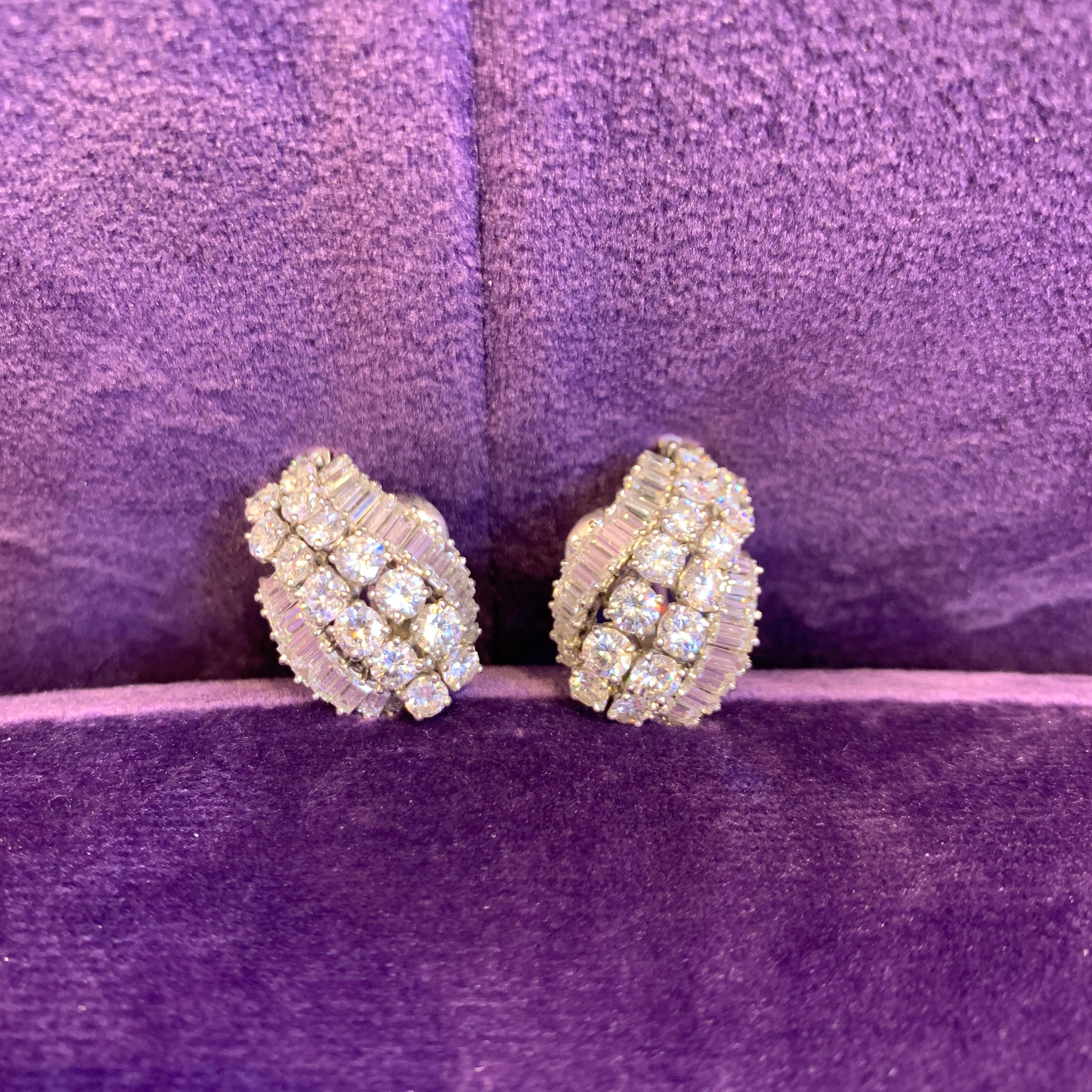 David Webb Diamond Earrings 1