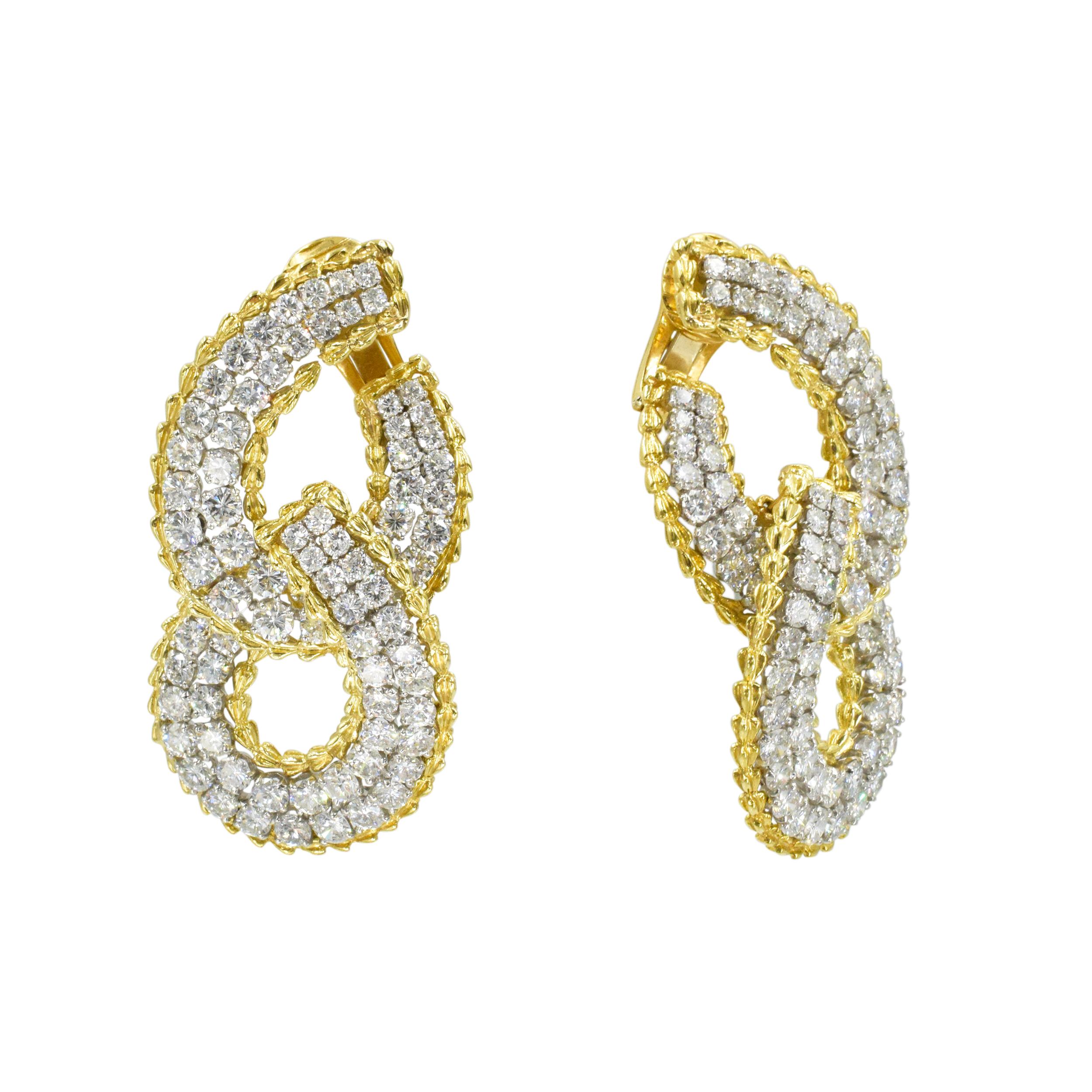David Webb Diamond Earrings 2