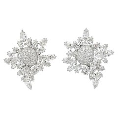 David Webb Diamond Earrings
