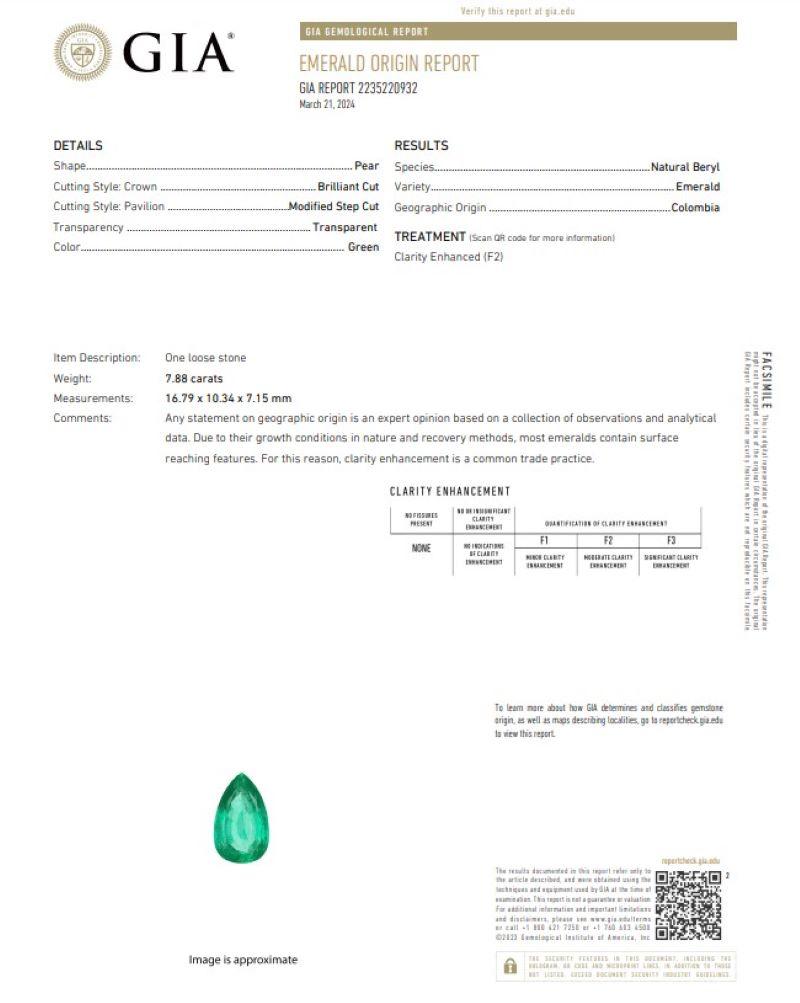Orecchini con smeraldo e diamanti di David Webb in vendita 10