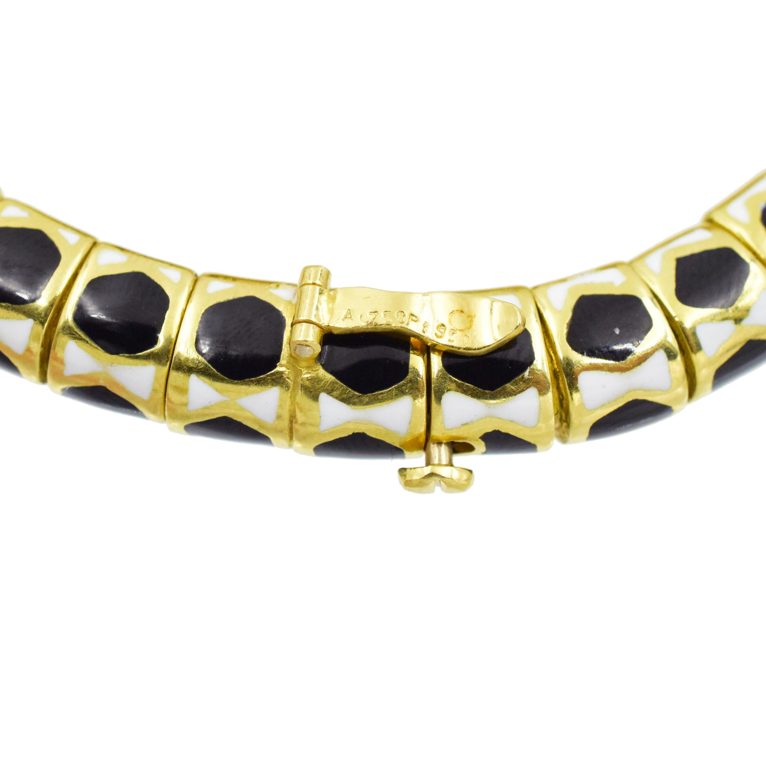 David Webb Emaille, Smaragd, und  Diamant 
