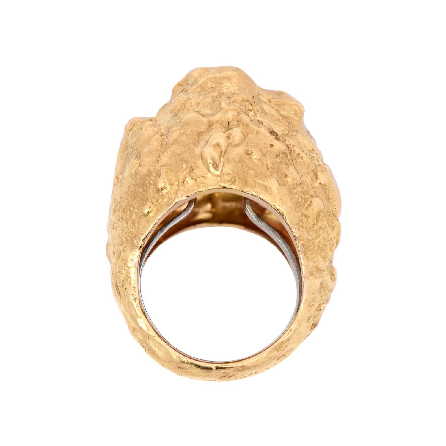  David WEBB Estate 18k Nugget Ring (bague en forme de pépite) Pour femmes 