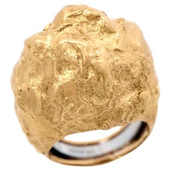 DAVID WEBB Estate 18k Nugget Ring