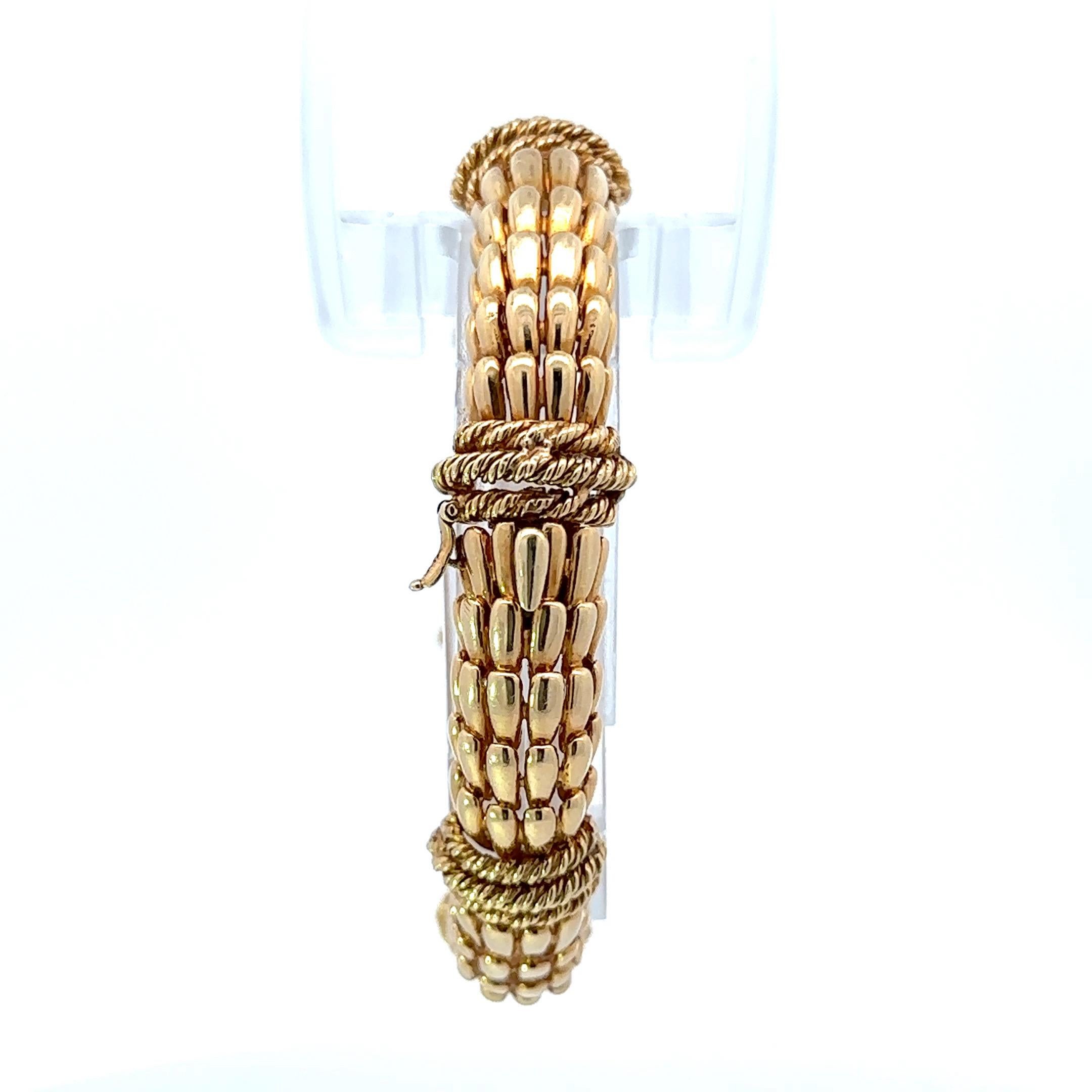 David Webb Pulsera de escamas de pez Retro en venta