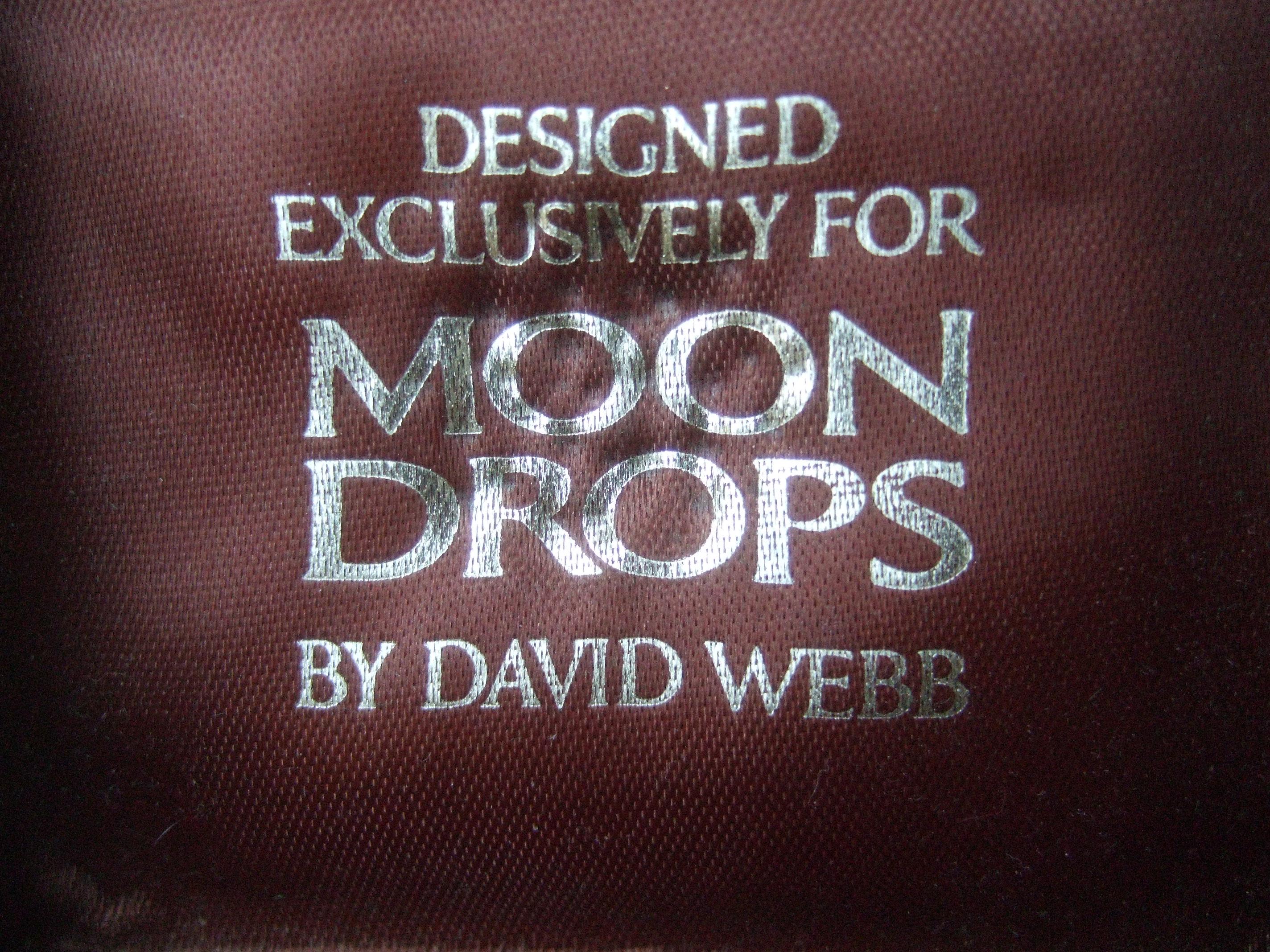Blue David Webb for Revlon Costume Frog Wax Perfume in Original Presentation Box 1970