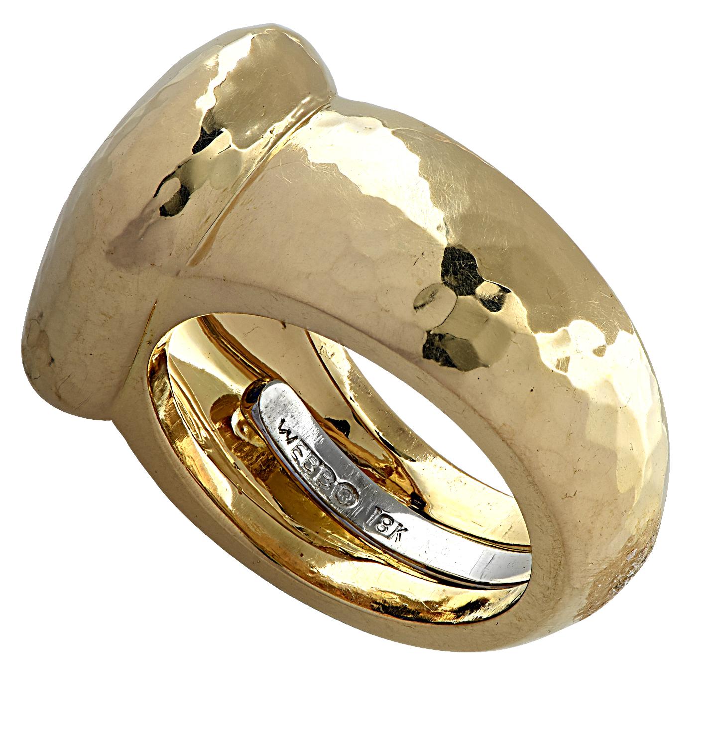 Modern David Webb GIA Certified 3.61 Carat Sapphire Ring