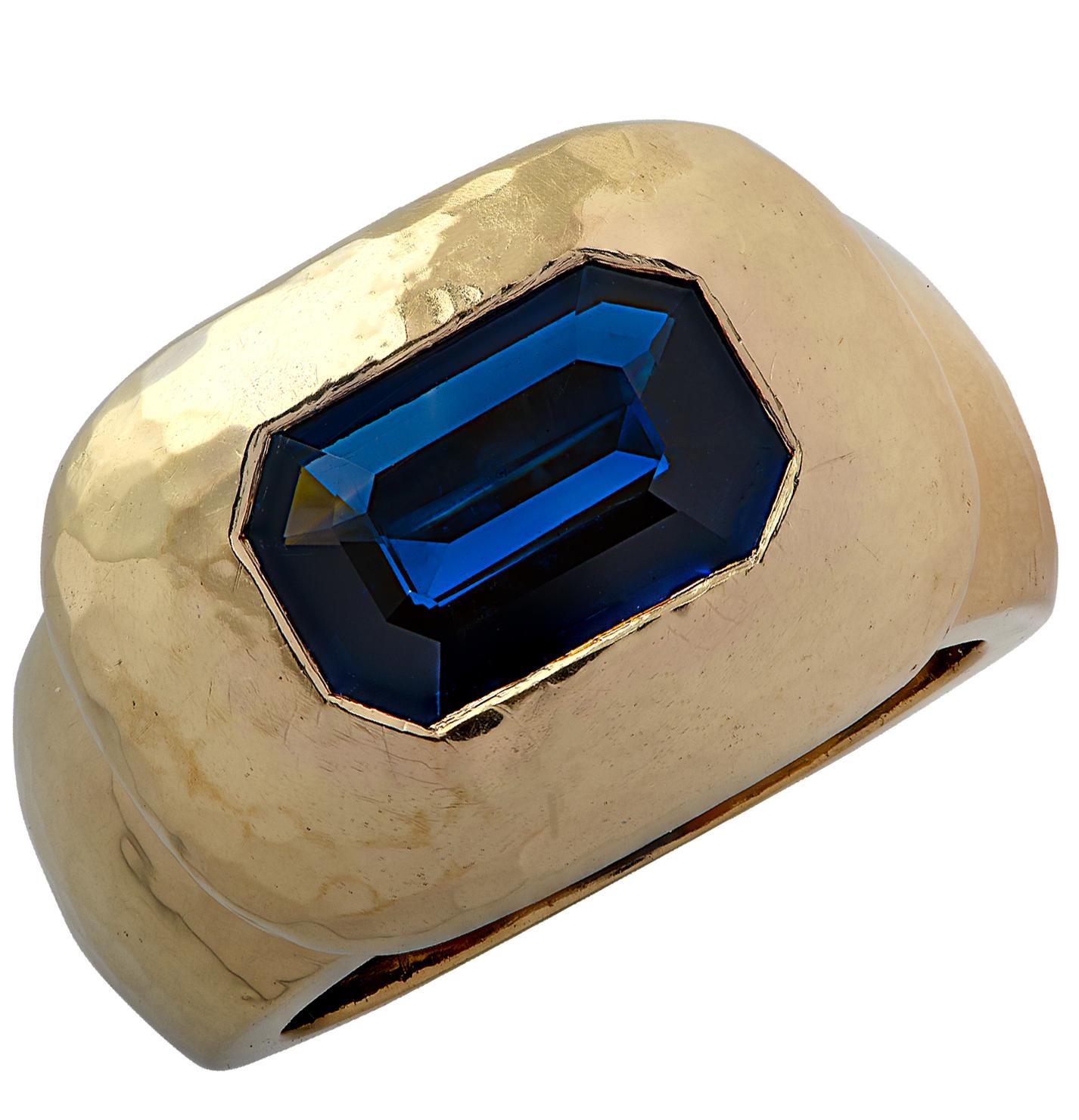 David Webb GIA Certified 3.61 Carat Sapphire Ring In Good Condition In Miami, FL