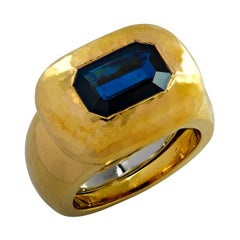 David Webb GIA Certified 3.61 Carat Sapphire Ring