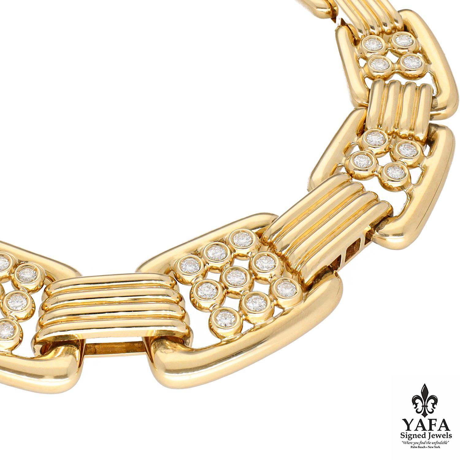 Collana in oro e diamanti DAVID WEBB In condizioni ottime in vendita a New York, NY