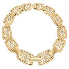 DAVID WEBB Gold and Diamond Necklace