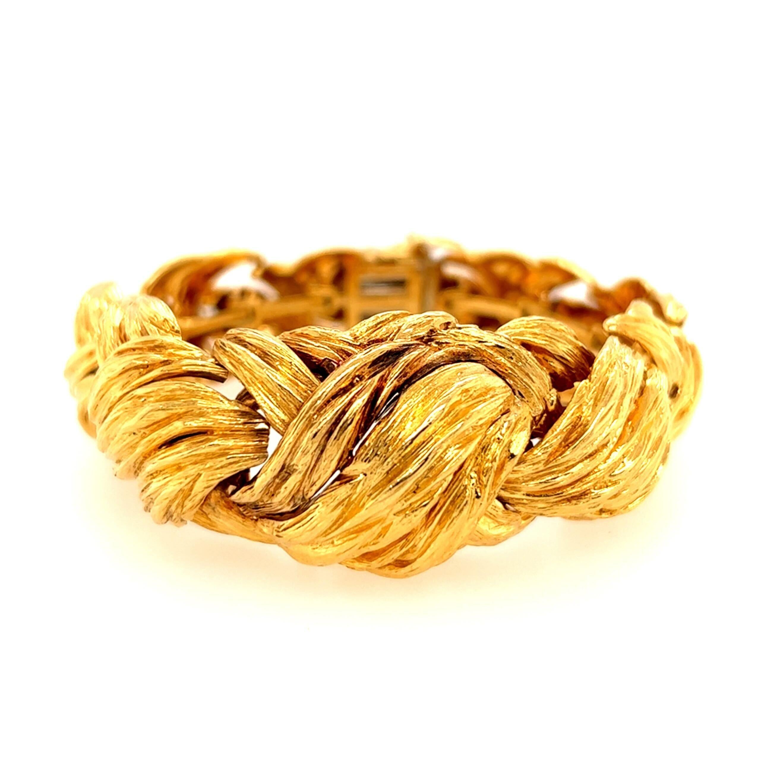 DAVID WEBB Gold Bracelet.