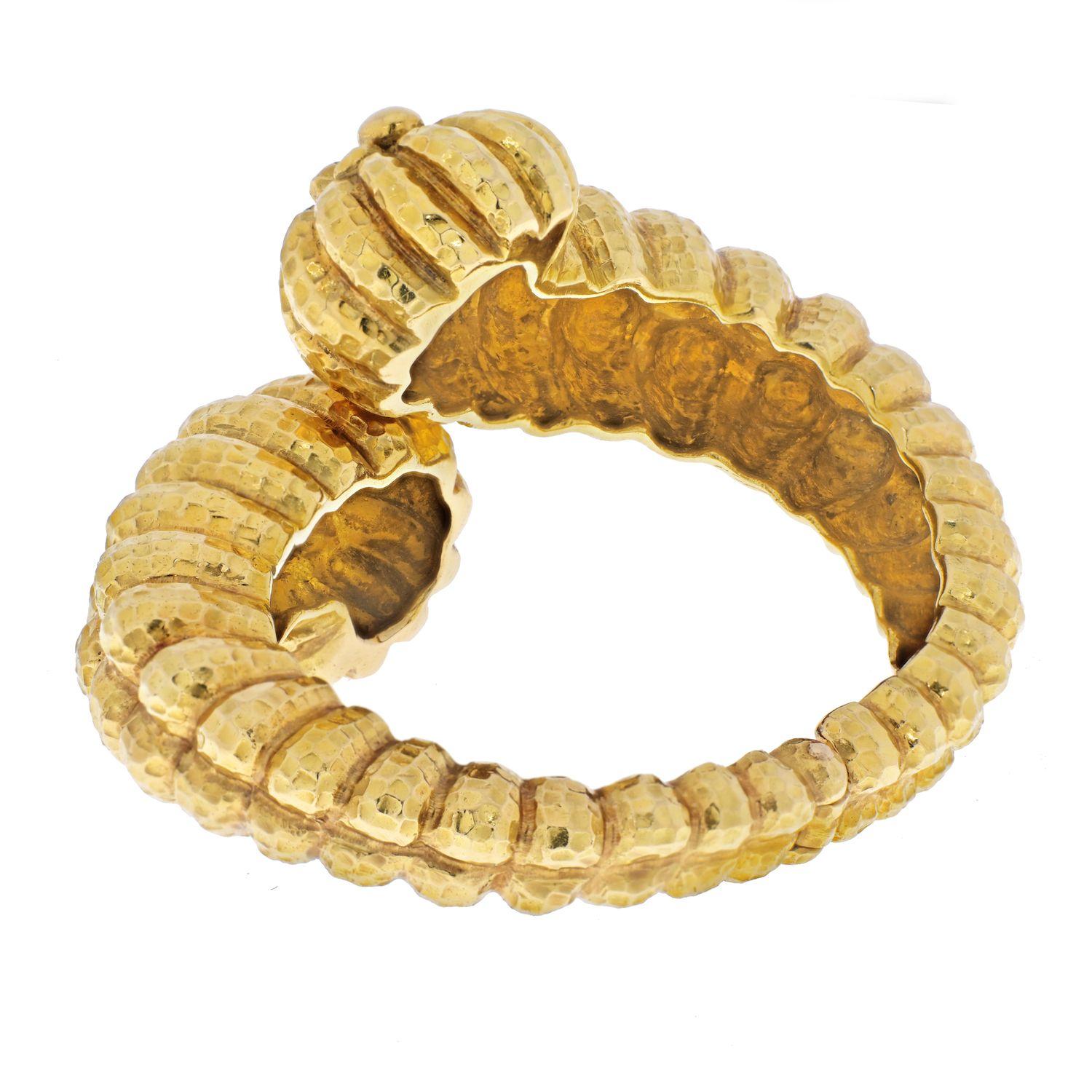 gold hinged cuff bracelet