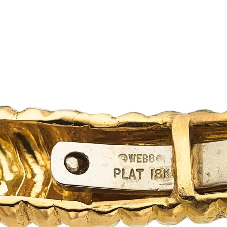 Moderne David Webb, collier vintage en or, diamants et platine en vente