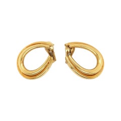 Boucles d'oreilles David Webb Goldes