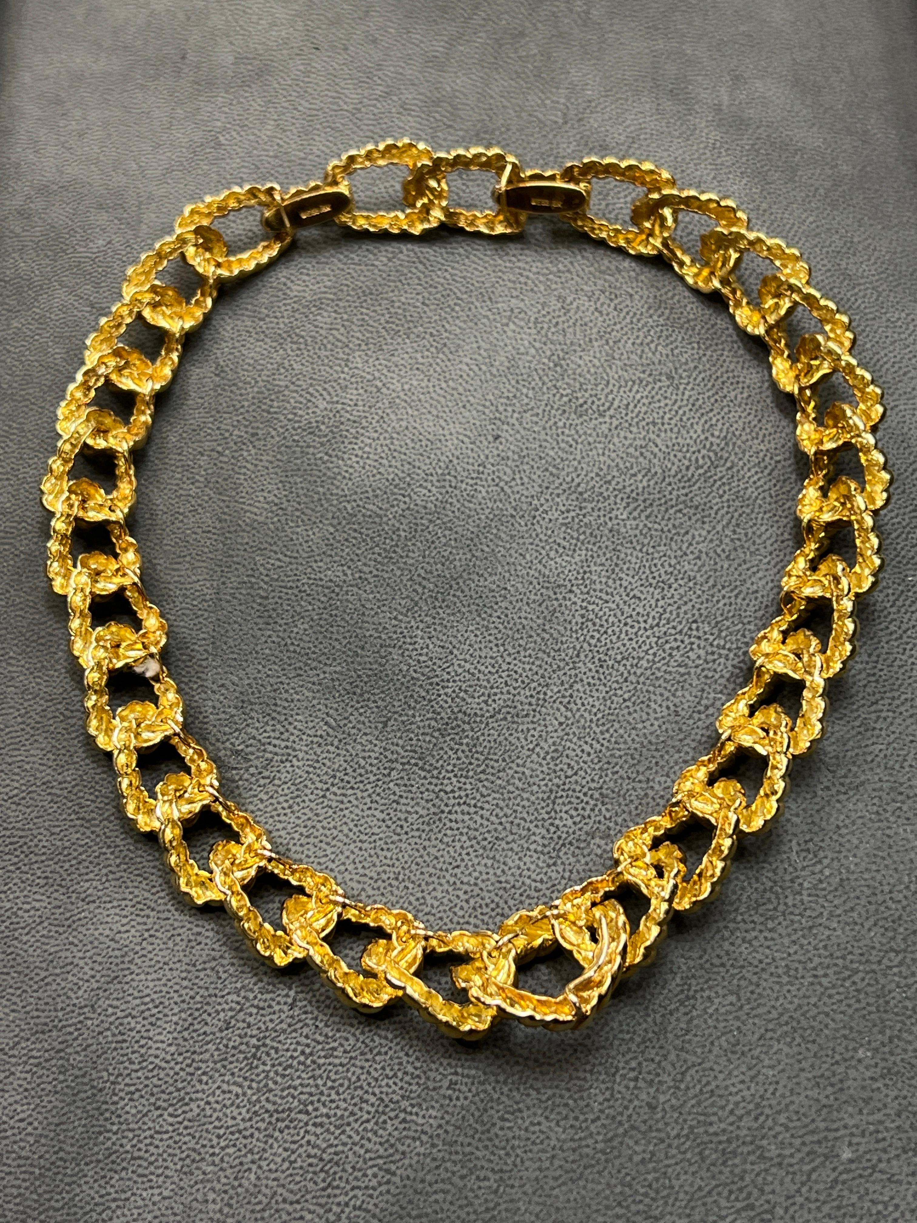 Collier de corde en or David Webb en vente 4