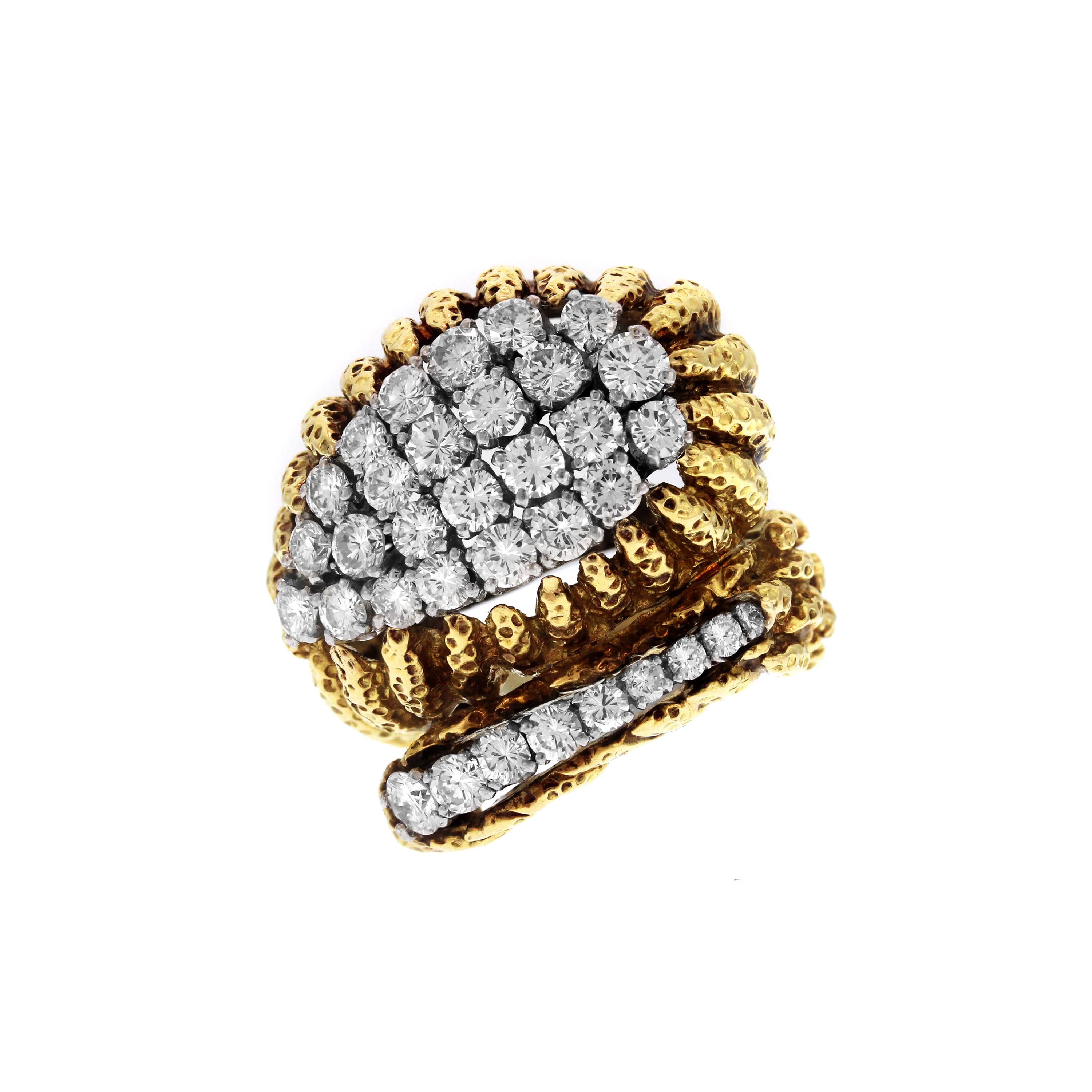 IF YOU ARE REALLY INTERESTED, CONTACT US WITH ANY REASONABLE OFFER. WE WILL TRY OUR BEST TO MAKE YOU HAPPY!

18K Yellow Gold and Platinum Ring with Diamonds by David Webb

This stunning ring comes with the David Webb 