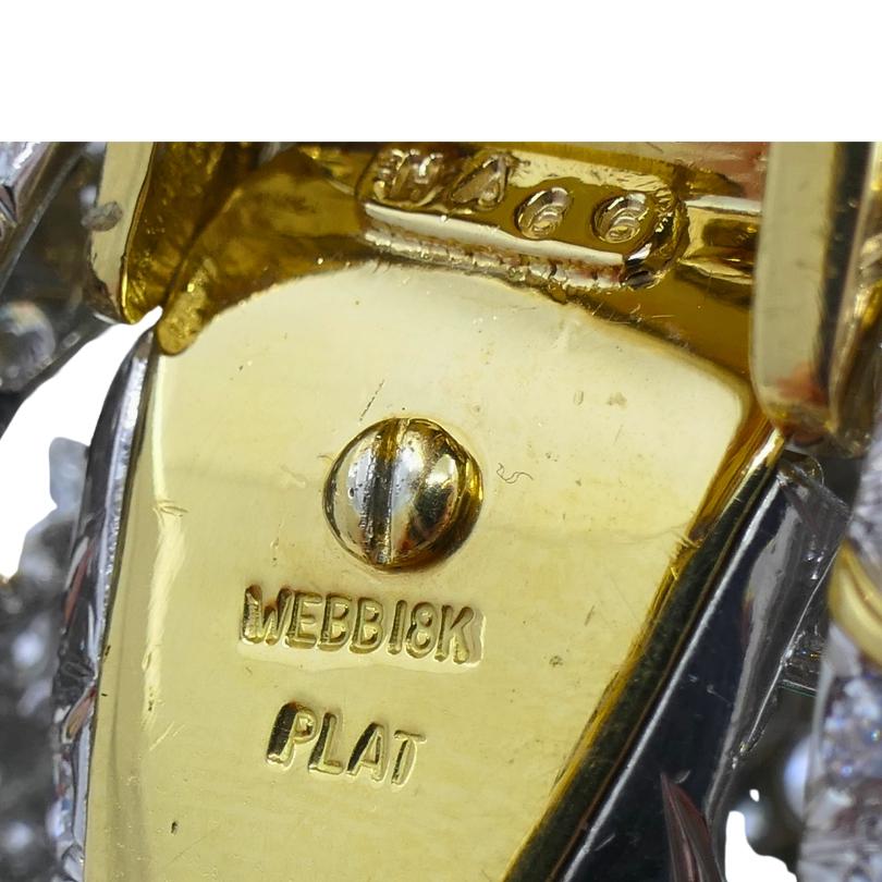 David Webb Kingdom Bracelet Ram Aris Or Platine Pierres précieuses Estate Jewelry Unisexe en vente