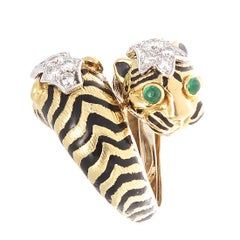 David Webb Kingdom Collection Tiger Ring