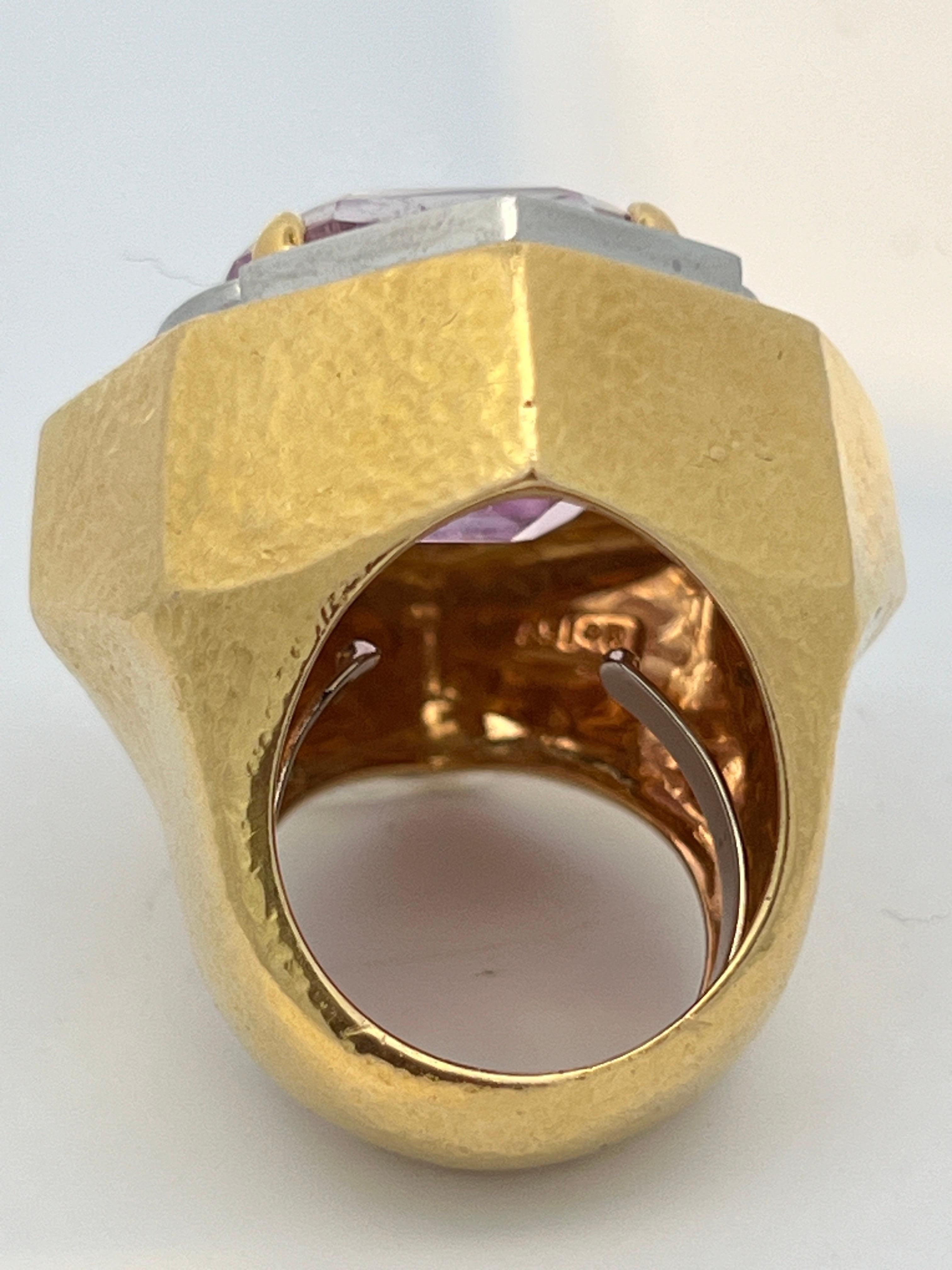 David Webb Kunzite Ring 5