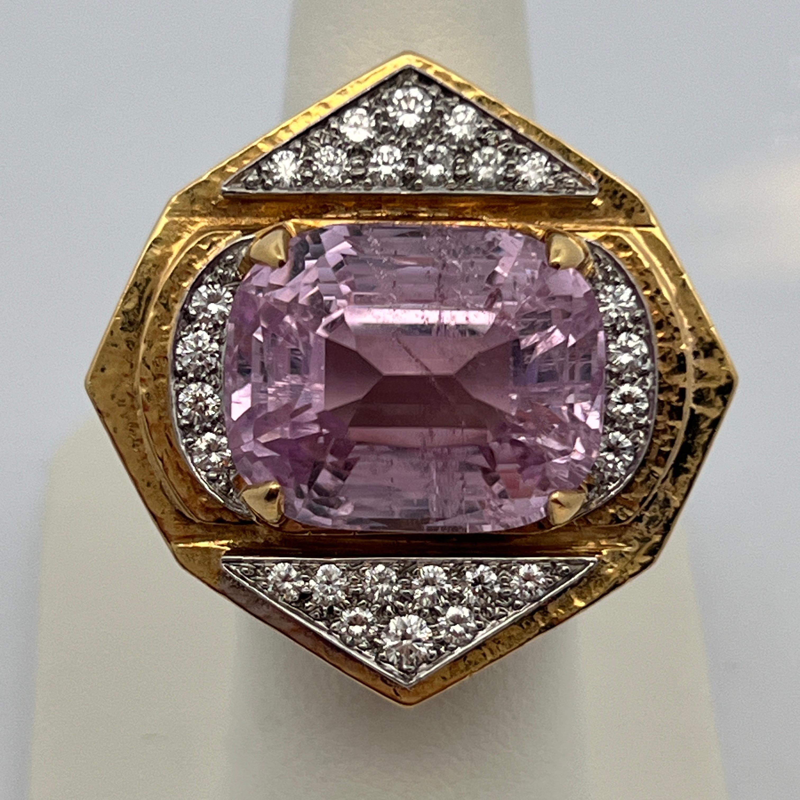David Webb Kunzite Ring 2