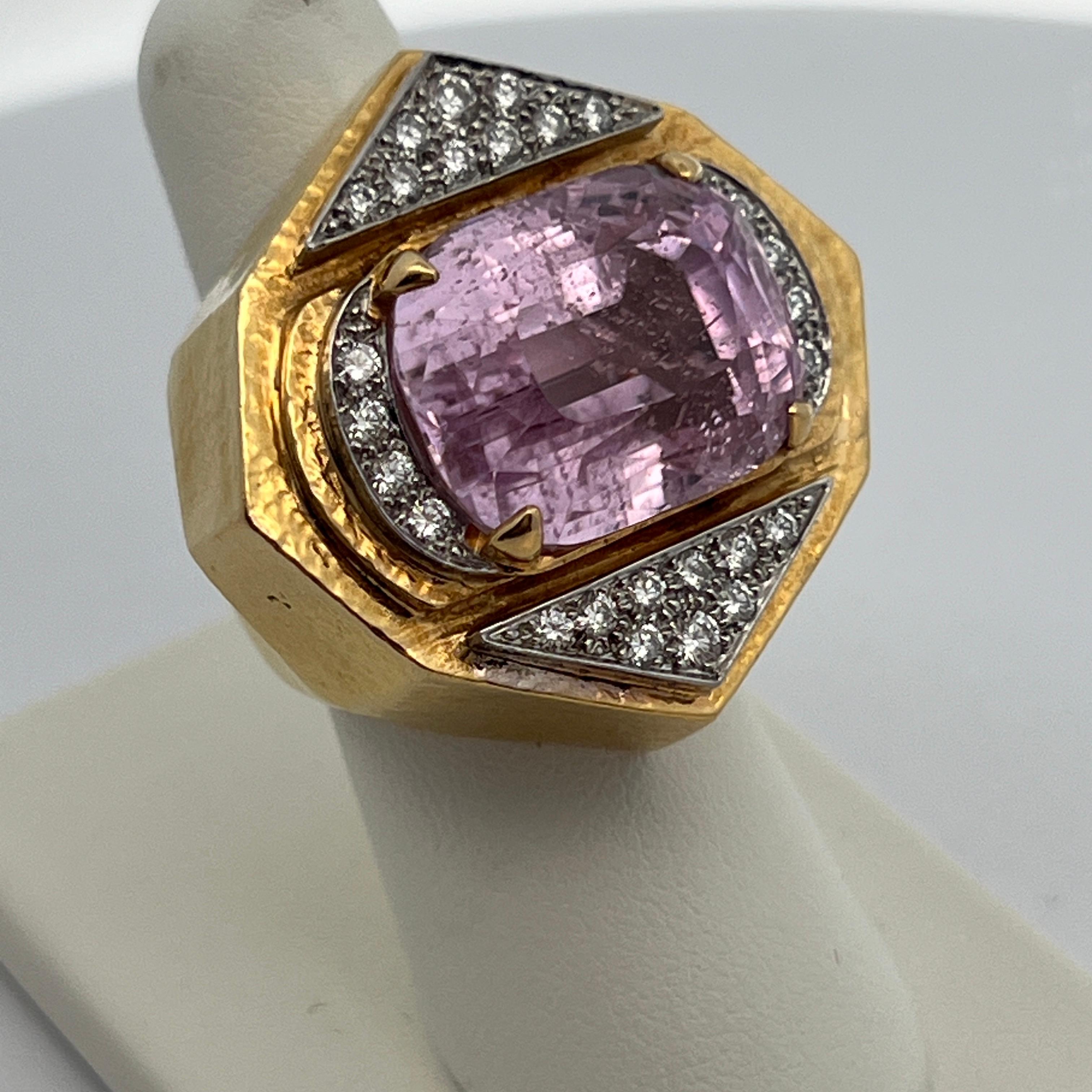 David Webb Kunzite Ring 4