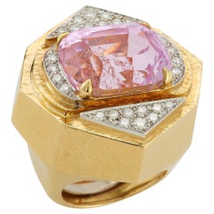 David Webb Kunzite Ring