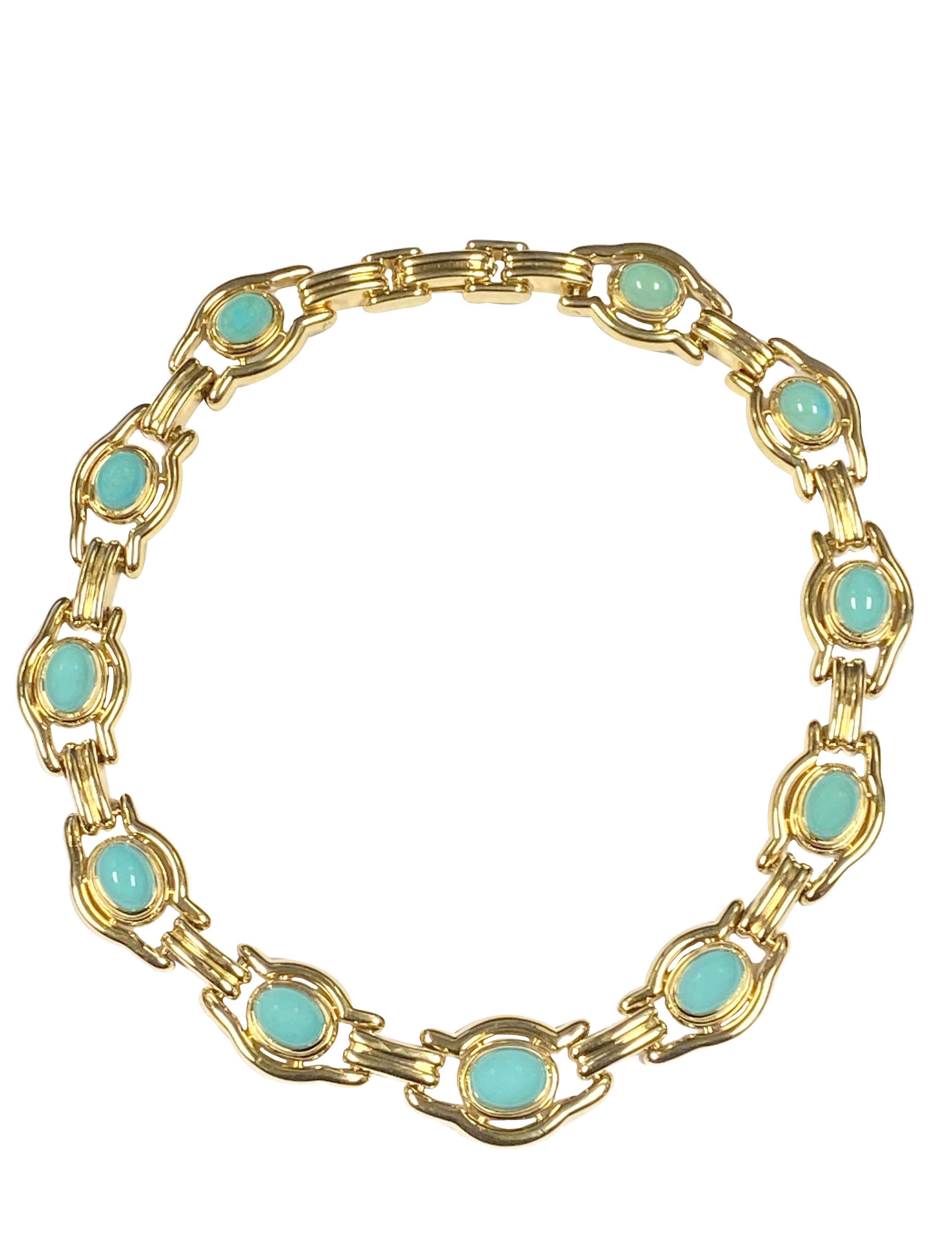 yellow turquoise necklace
