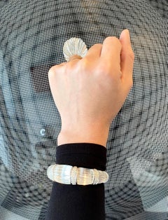 David Webb New York Bombe Rock Quarz Cocktail-Ring Platin 3,92 Karat Diamanten