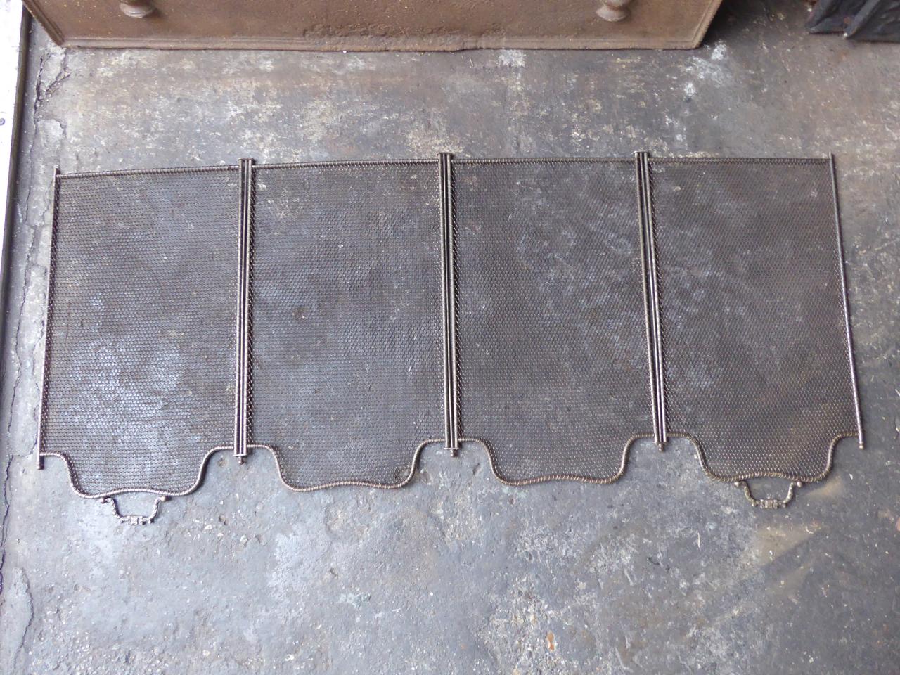 19th Century French Napoleon III Fireplace Screen or Fire Screen 7