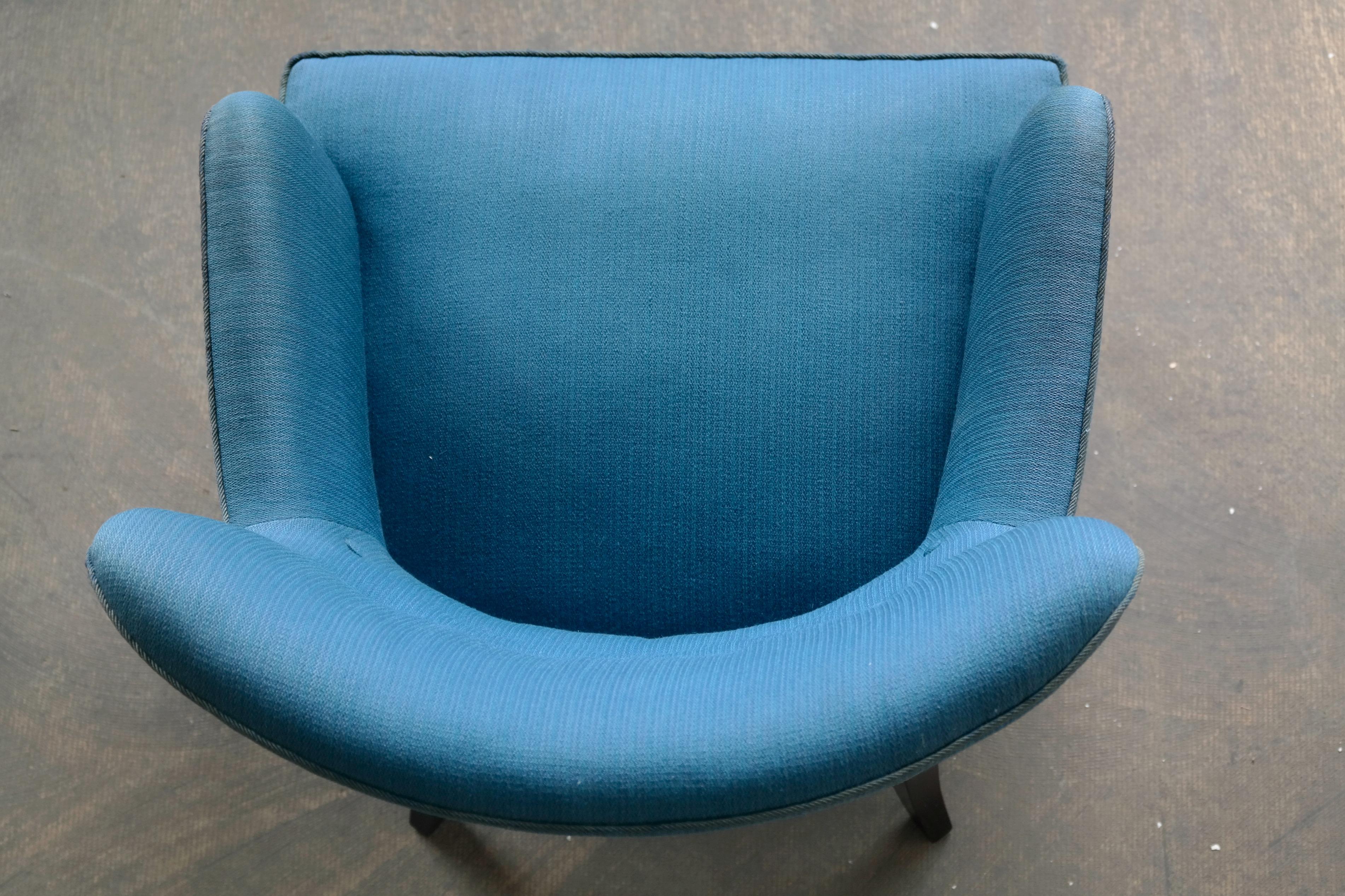 Classic Frits Henningsen Lounge Chair Danish Midcentury 6