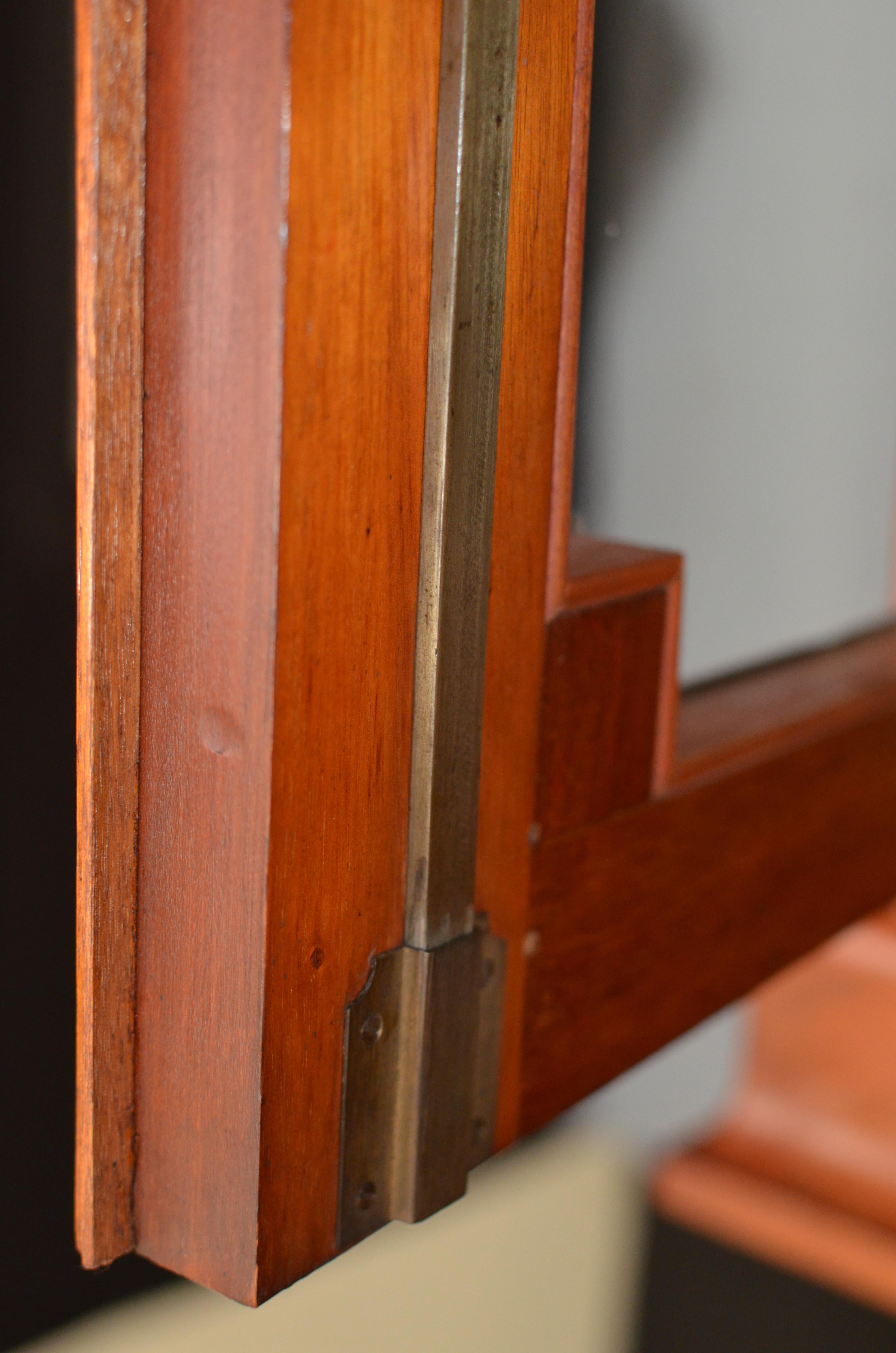 19th Century Rectangular French Bookcase in Louis Philippe Style, Walnut, 1950s For Sale 10