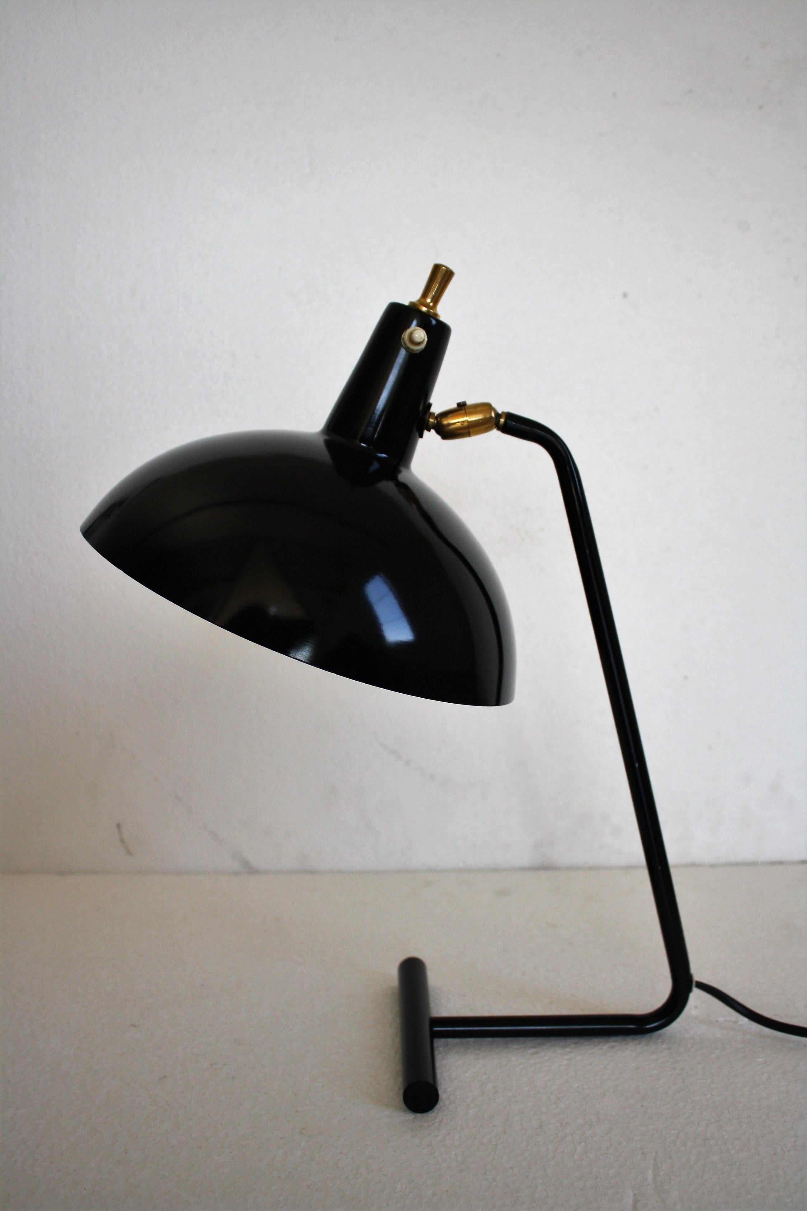 Vintage desk lamp by Hoogervorst for anvia model 6019, 1950s 7