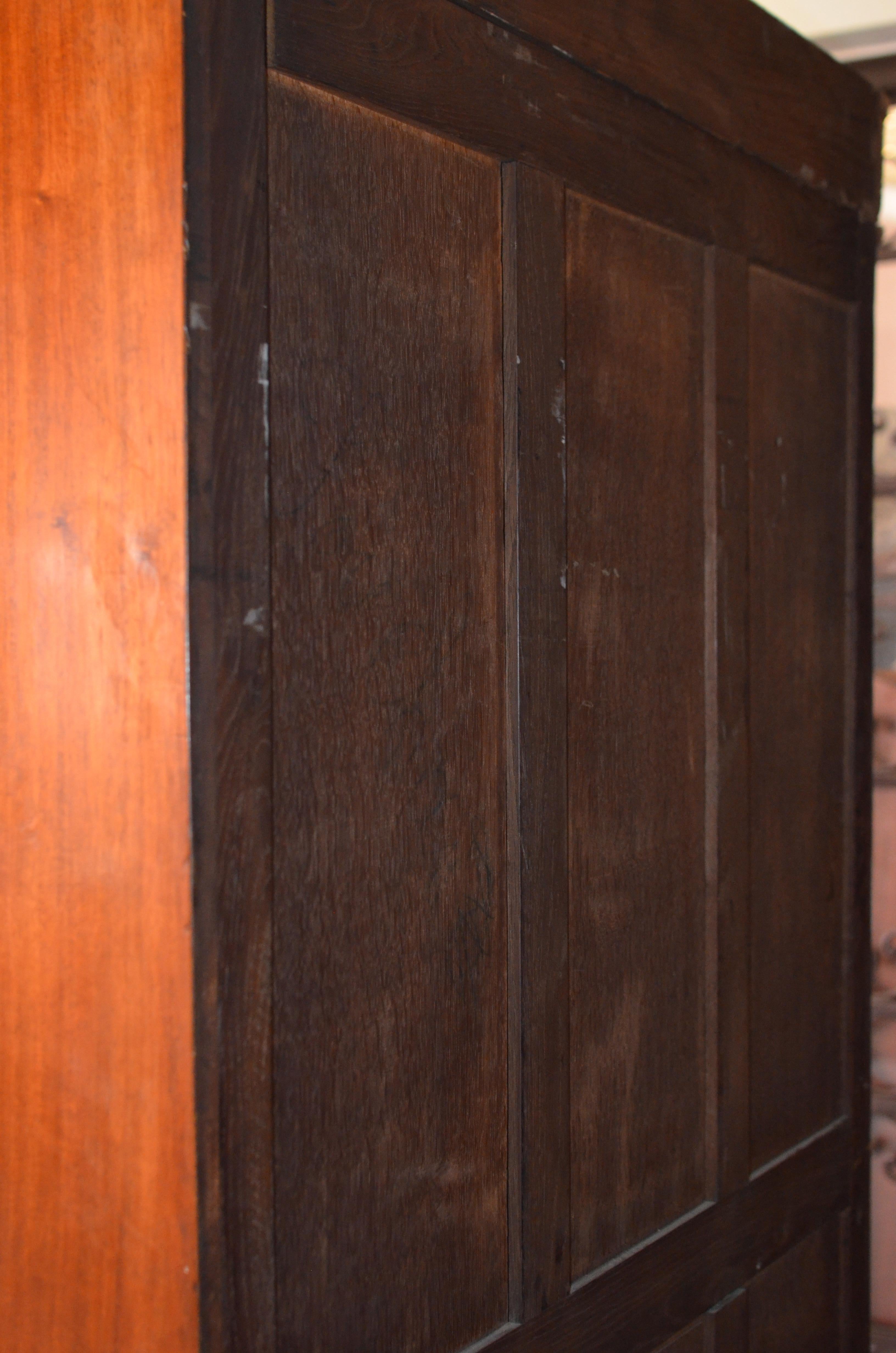 19th Century Rectangular French Bookcase in Louis Philippe Style, Walnut, 1950s For Sale 13