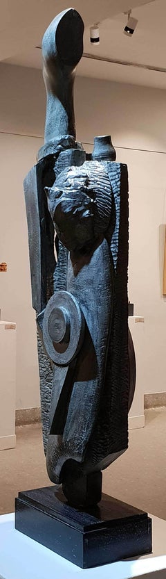 Family, Relationship, Sculpture, Wood, Fiberglass by Indian Artist "In Stock"