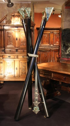 Black Tripod Lamp by Michel Kiriliuk
