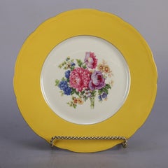 12 Vintage Czech Bohemian F&R Baronet Fine China Floral Dinner Plates