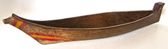 Modello di canoa degli indiani nordamericani, circa 1900
