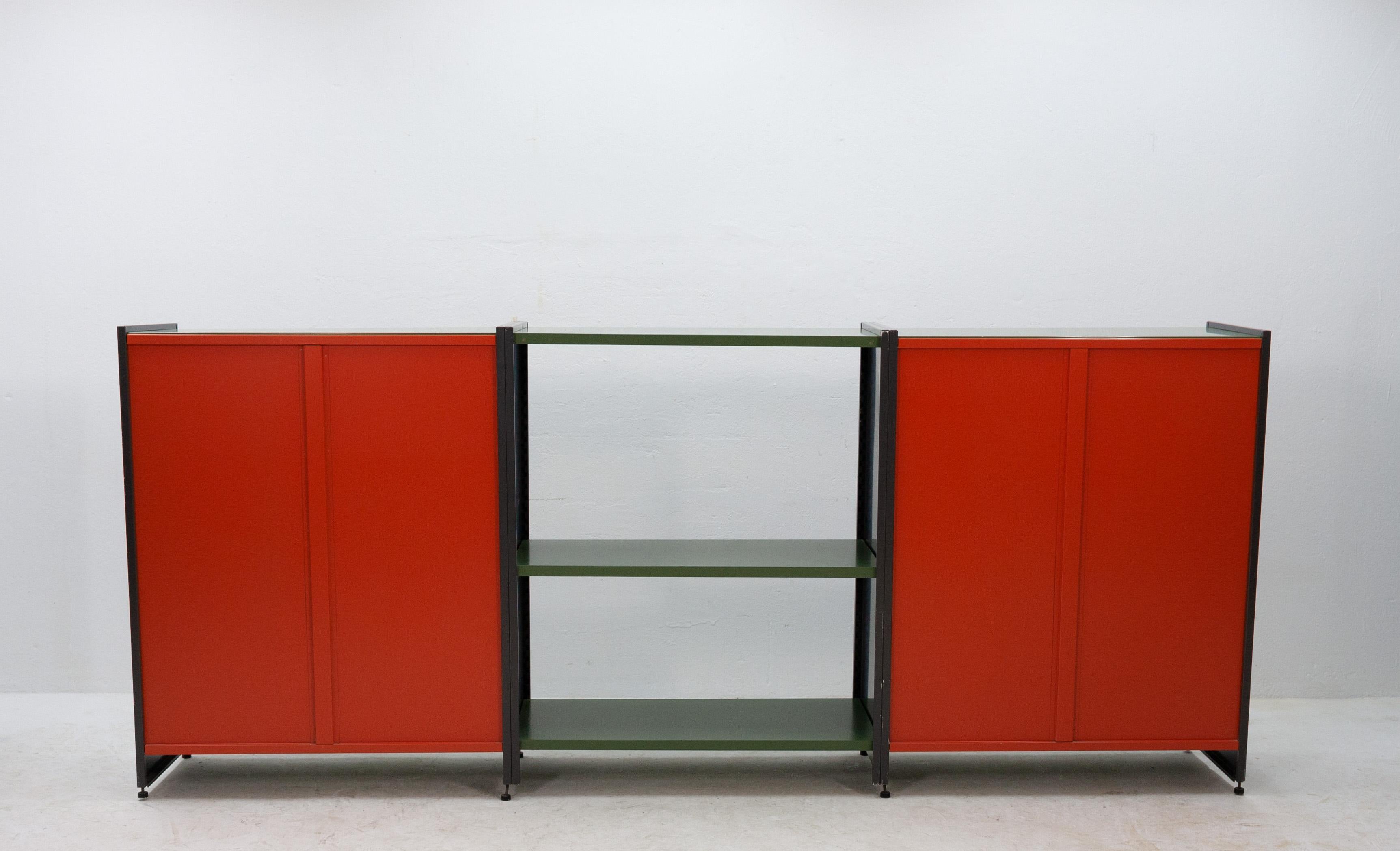 Mid-Century Modern Gispen Modular Metal Cabinet System 5600